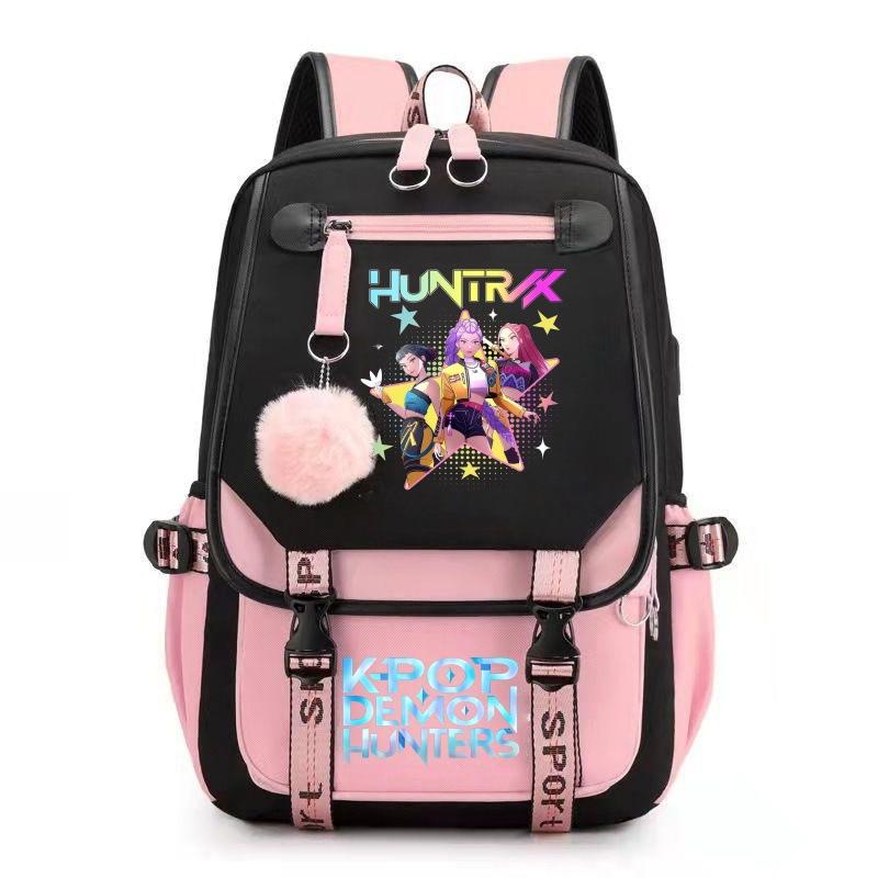 Witch Hunters Printed School Bag College Wind Large Capacity Junior High School Student Backpack