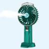 Handheld/Desk Mist Cooling Fan with Digital Display & Silent, Brushless Operation