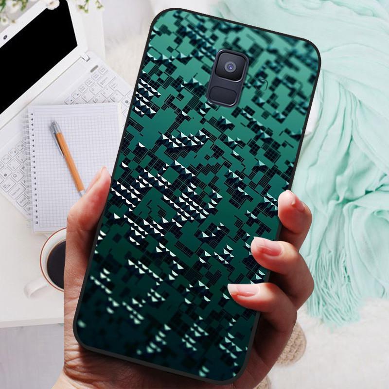 Für Samsung Galaxy A8 Plus 2018 Hülle Schwarze Abdeckung Löwe Wolf Silikon Weiche Rückseite Hüllen Für Samsung A8 2018 A530 A530F Handyhülle