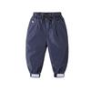 2-7 Years Kids Warm Drawstring Pants Adjustable Cuffs Windproof Pants