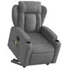 Vidaxl Lift-up Massage Chair, Electric, Reclining, Dark Grey