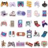 10/30/60pcs Funny Colorful Video Game Console Stickers Vintage Gamepad Cartoon Sticker Stationery Notebook Phone Decals Toy Gift