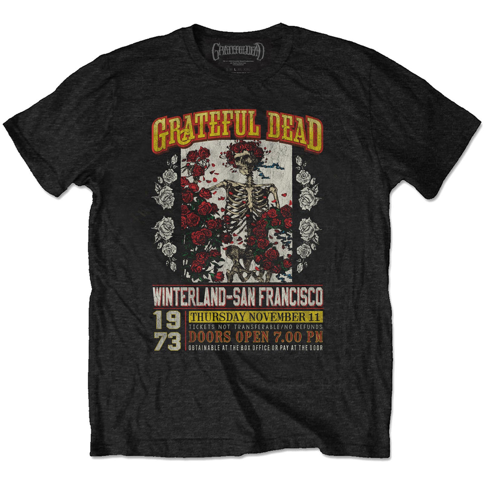 Grateful Dead T-Shirt: San Francisco OFFICIAL NEW M