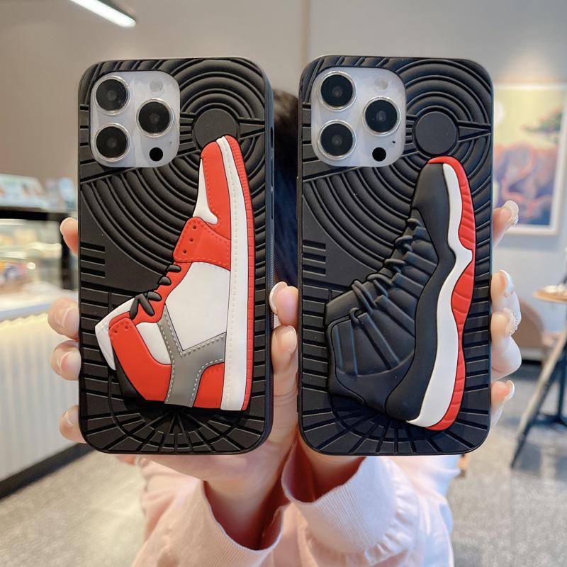 Trendy 3D Silicone Sneaker Phone Case for iPhone 11/13 Pro Max