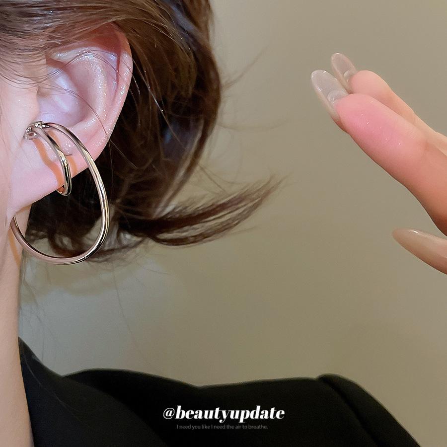 European & American Geometric Non-Piercing Ear Cuff - Minimalist High-End Jewelry