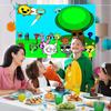 125X83cm Birthday Background Cloth, Birthday Party Decoration Supplies, Venue Layout