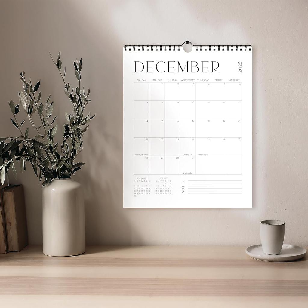 Beautiful 2025-2026 Wall Calendar - Runs from June 2025 Until December 2026 – Large 14.5"x11.5" Office Wall Calendar for Easy Organizing
