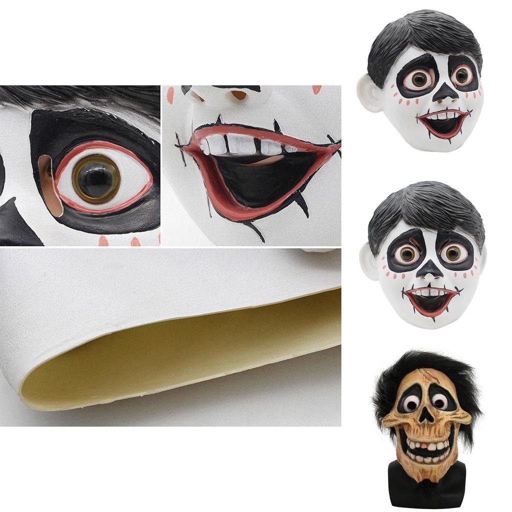 Maschera Costume Vibrante del Film Coco Miguel Hector Rivera Per Halloween e Cosplay