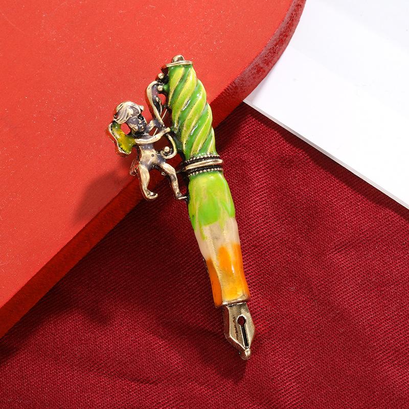

Retro angel pen brooch high sense light luxury literature and art medieval pin brooch women s clothing accessories