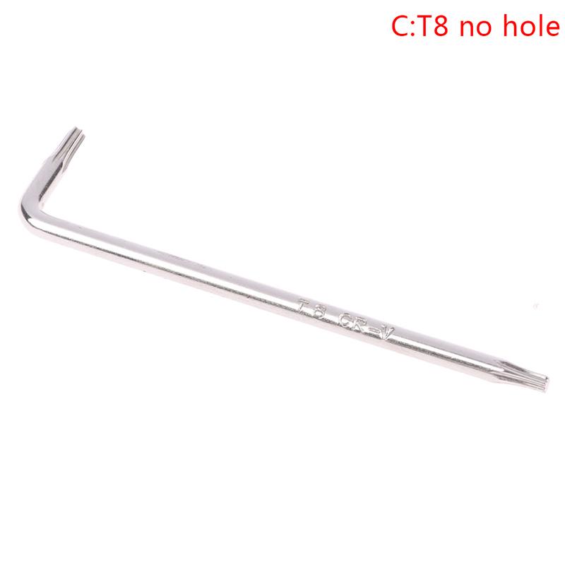 

T6 T7 T8 T9 T10 T15 T20 T25 T30 T40 Six Lobe Torx Head Tamper Proof Security Bolt Hole Screwdriver Screw Driver Key C