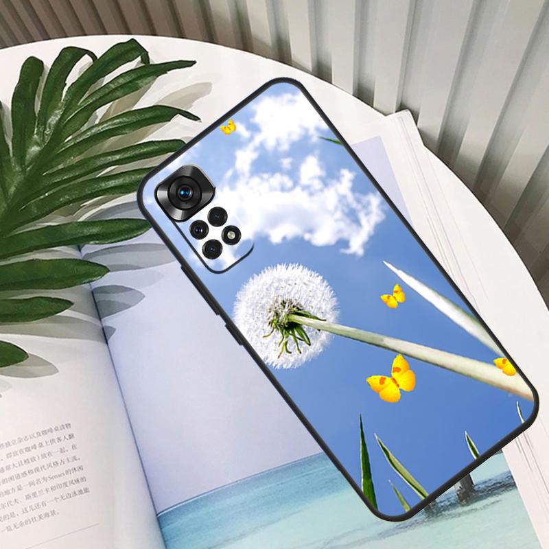 Dandelion Flowers Funda For Xiaomi Redmi Note 14 Pro 10 11 12 13 11S 12S Case For Redmi 15 15C 14C 12C 10C 13C