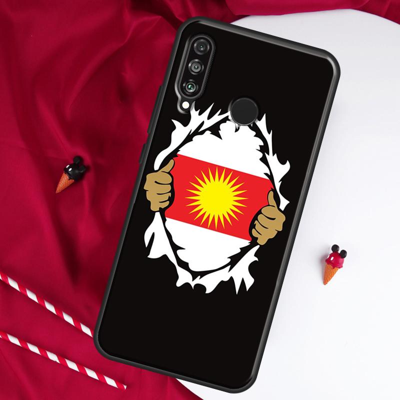 Yazidi Flag Ezidxan For Huawei Nova 8i 7i 11i 12i 12s 9 10 SE Y90 Y60 Y70 Y72 Y61 Y91 P30 P40 Lite P60 Pro Case