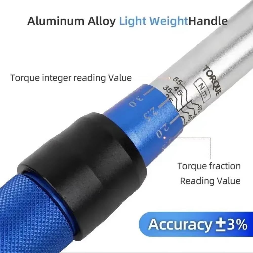 Professional Spanner 1/4 3/8 Inch Square Drive Car Repair Tools Durable Torque Key Wrench