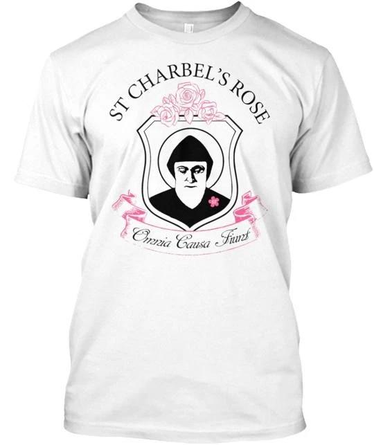 

St Charbel s Rose T shirt Made in the USA Size S to 5XL XL