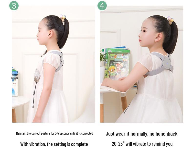 Smart Children's Posture Corrector: Invisible Back Belt for Improved Writing and Sitting Posture