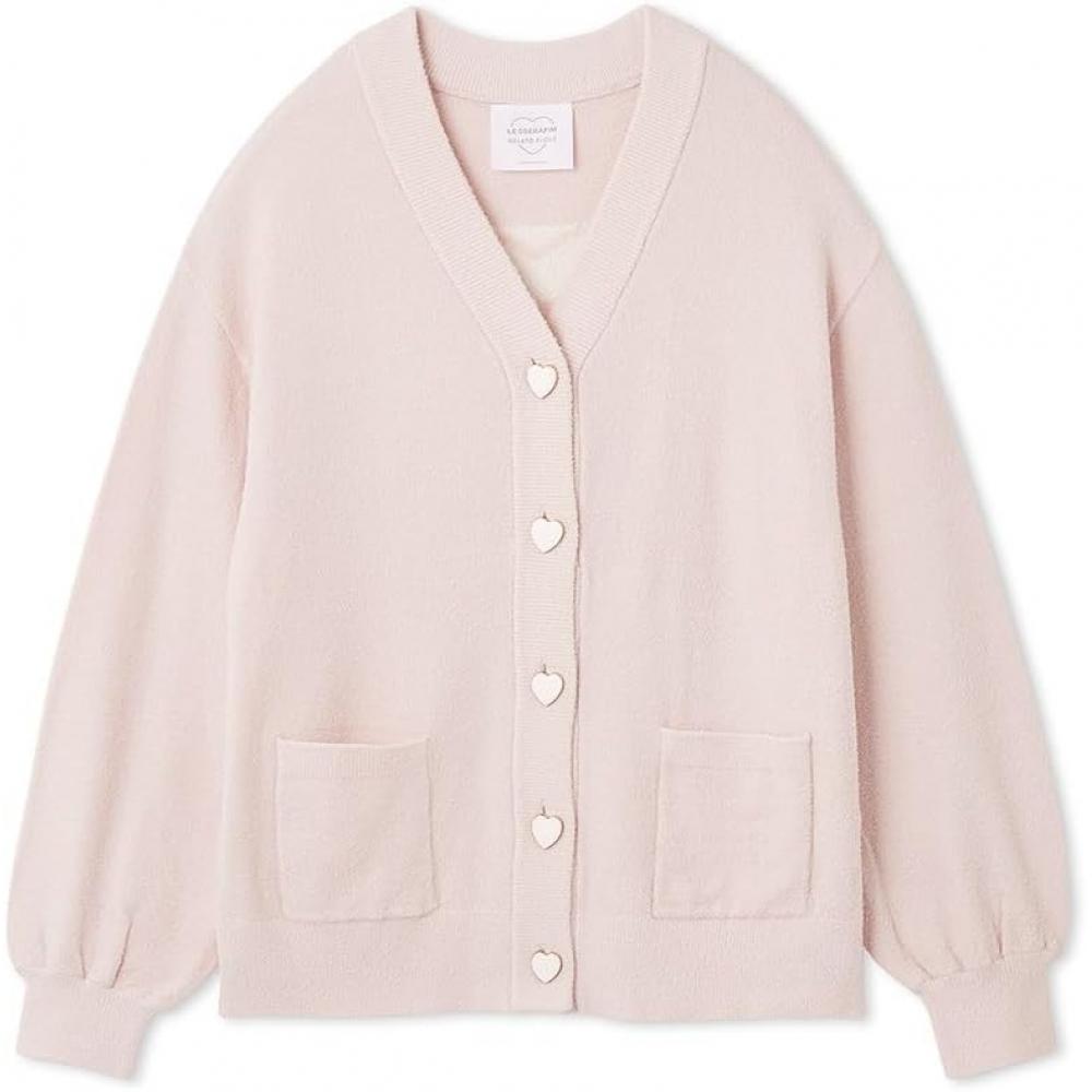 Gelato Pique  Gelato Pique  [le SSerafim] Smooth Cardigan Pwnt251145 Women S Pink