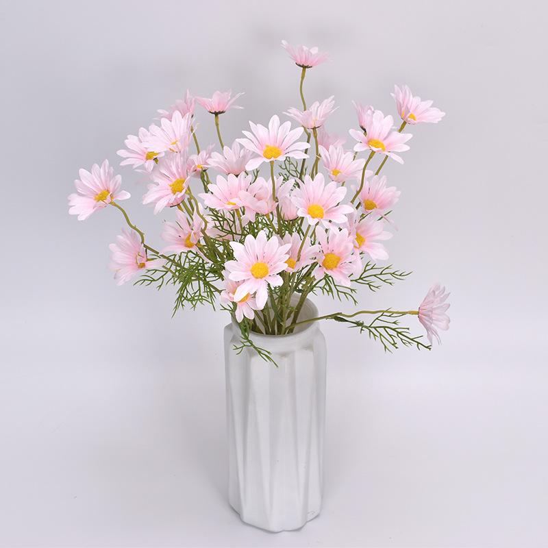 Artificial Daisy Flowers Home Decor Accessories Fake Flowers Living Room Party Wedding Decoration Ouquet Mothers Day Gift