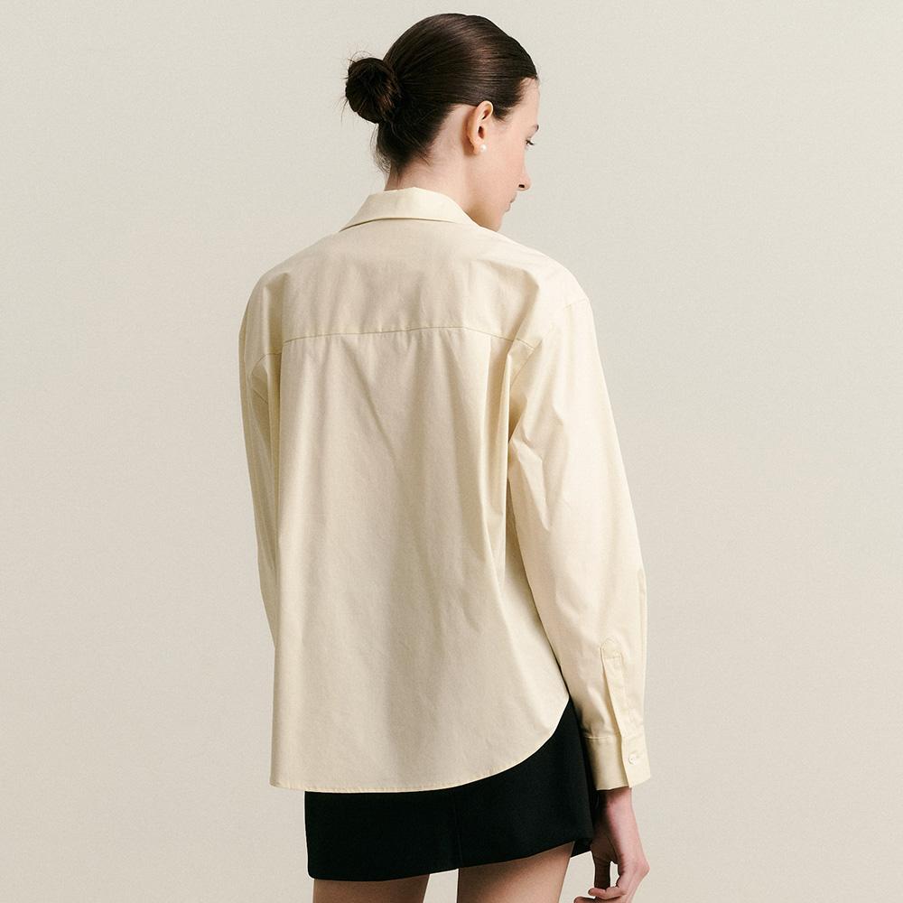 WEDNESDAY DELIGHT Wd_Drop Shoulder Sleeve Shirt_Yellow