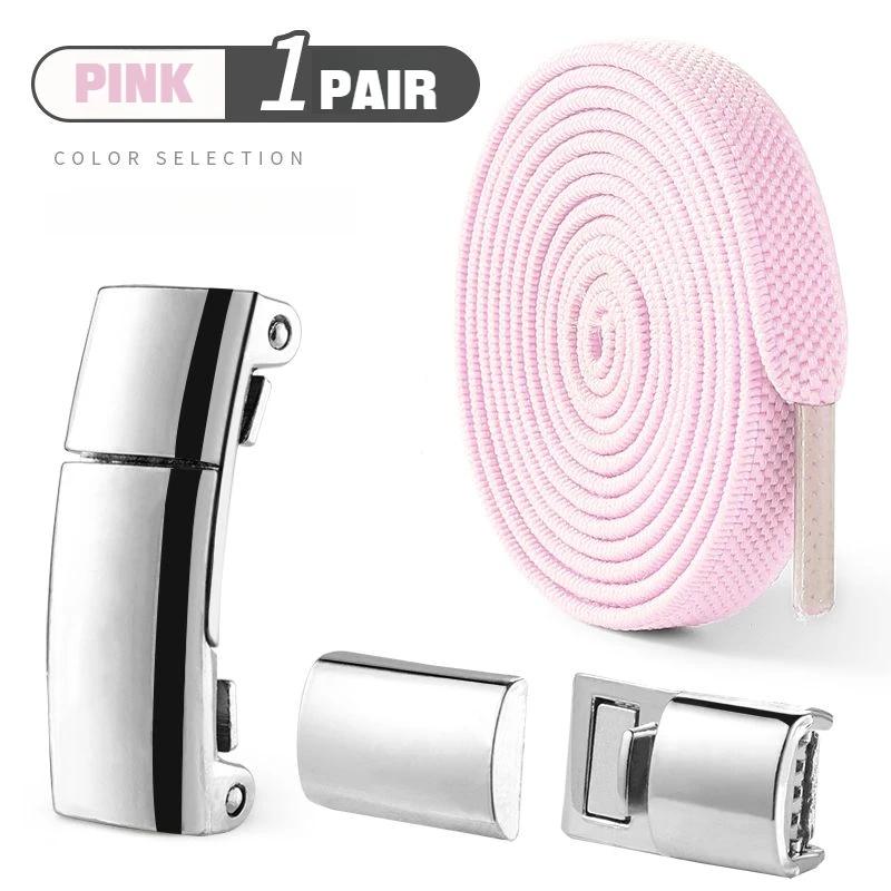 Magnetic Lock Shoelaces Without Ties Flat Elastic Shoe Laces Sneakers Boots No Tie Shoelace Rubber Bands for Shoes Accessories