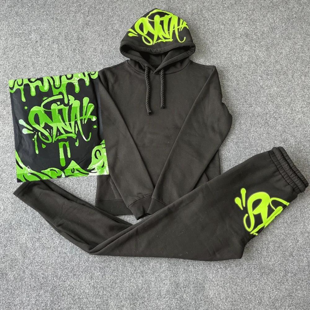 Women Jogging Men's Cotton Hoodie Jacket and Trousers Streetwear Coat Young Fashion Hooded Tops Pants