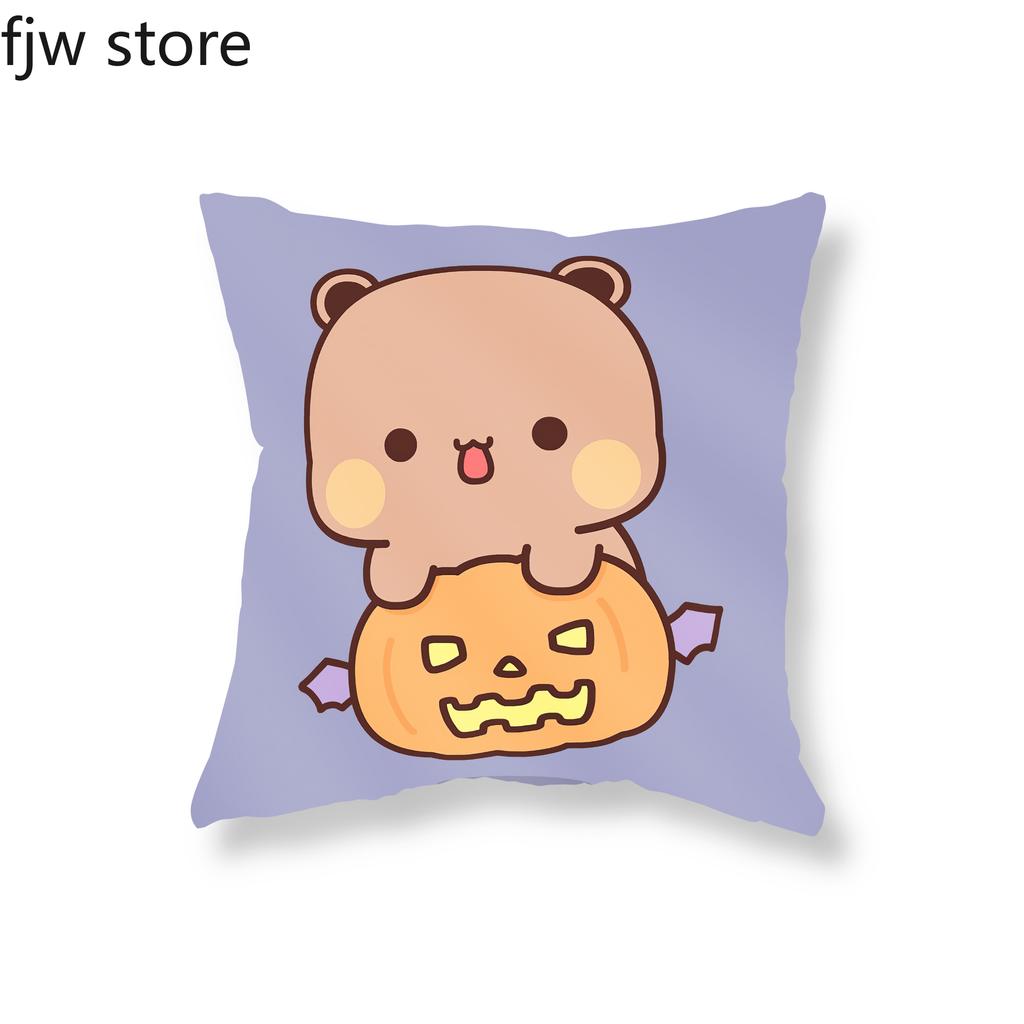 Halloween Decoration Throw Pillow Cover Cute Baby Panda Boob Cushion  Witch Vampire Pumpkin Party  Sofa Home