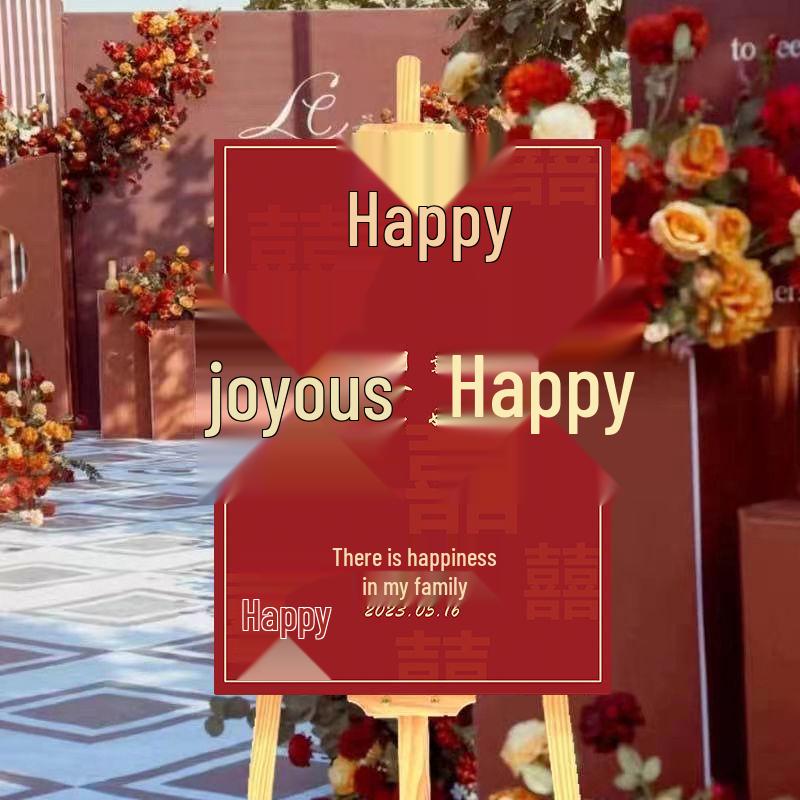 Welcome Sign Engagement Wedding Ceremony Decoration Guide KT Board