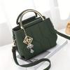 Small bag new fashion simple handbag trend embroidered thread shoulder messenger bag small