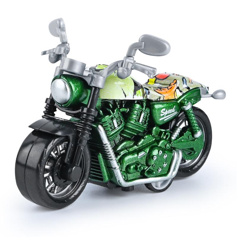 Alloy Motorcycle Keychain Toy Car for Boys