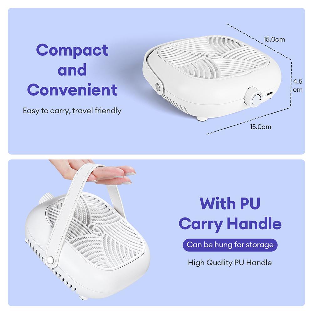 Turbine Brushless Nail Dust Collector 5300PRM Powerful Nail Dust Collector Nail Art Manicure Fan Vacuum Cleaner With 2 Filter