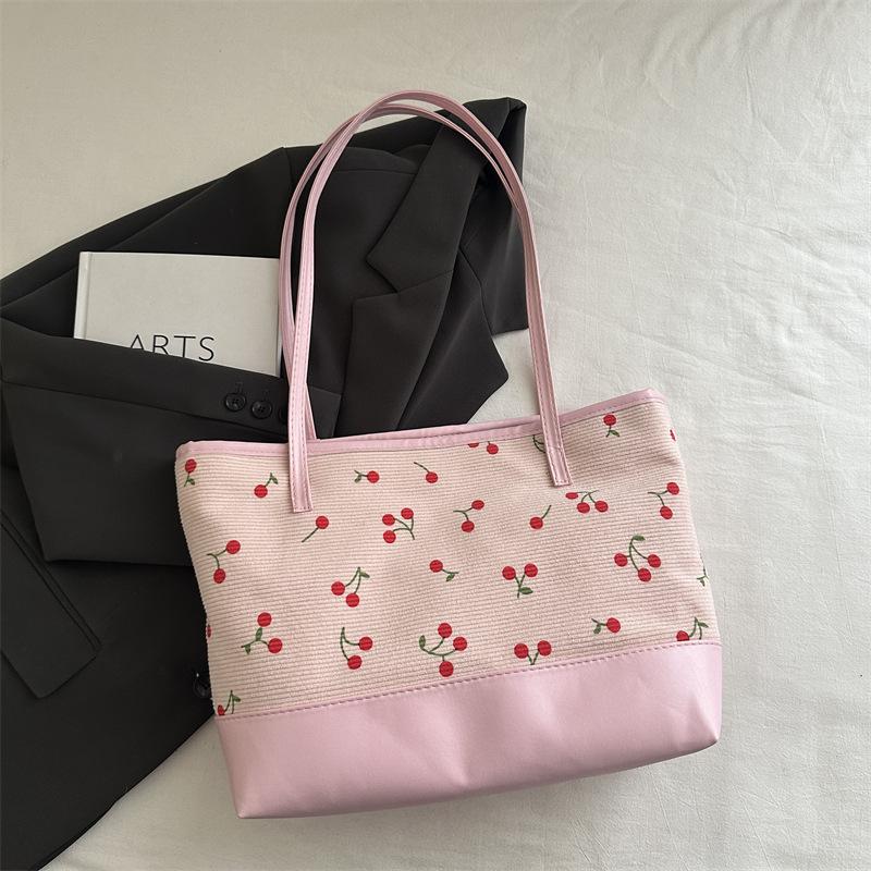 New Student Tote Bag 2025 Beautiful Simple Casual Personality Fashion Shoulder Tote Shopping Bag Tote Bag Women
