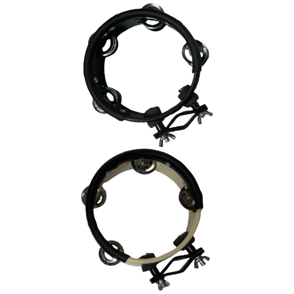 Percussion Tambourine Practical Performance Portable Party Professional Dance for Drum Set Cymbal Stand Handheld Tambourine
