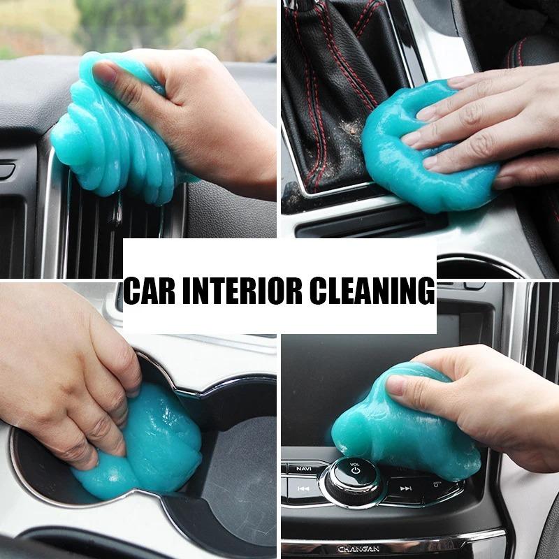 Gel Pulizia Auto Multifunzione Pulitore Polvere Gel Pulizia Interni Auto Slime Uscita Aria Cruscotto Pulizia Laptop Fango Magico