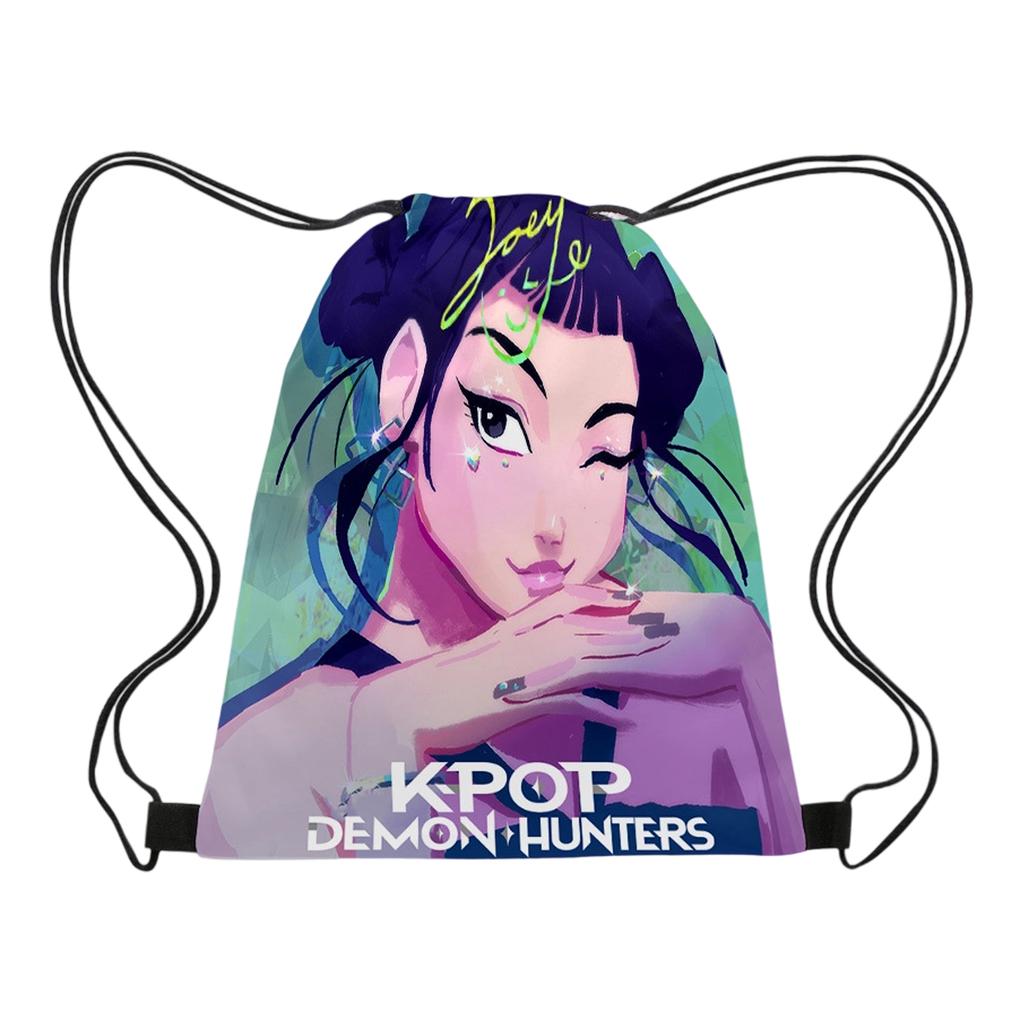 Printed Drawstring Pocket, Portable Drawstring Bag, Water-resistant