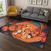 Tappeto Tappetino per Bambini Pokemon Charizard Pikachu Cartone Animato per Stanza dei Giochi Soggiorno Camera da Letto Zerbino Decorazione, Tappetino da Gioco Antiscivolo per Bambini Regalo