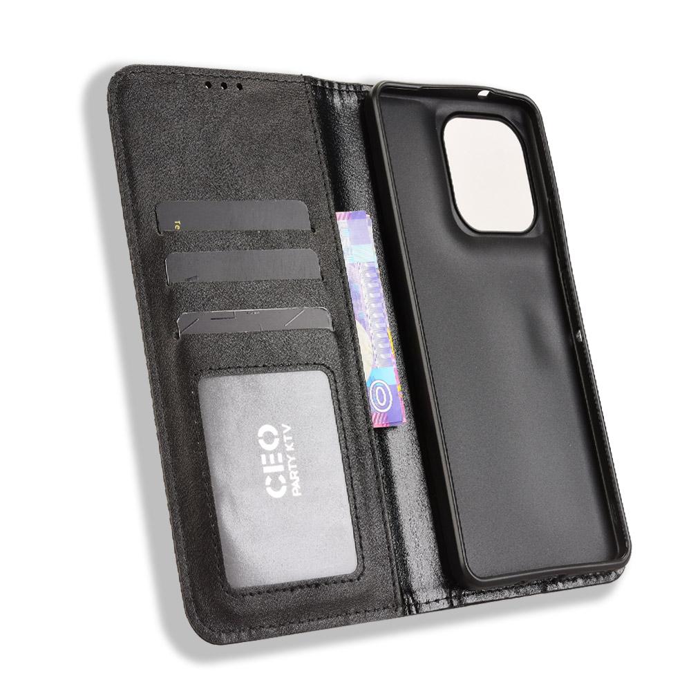 For Motorola Moto G86 Power 5G Leather Case Wallet Stand Retro Texture Phone Cover