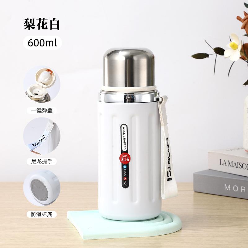 

Thermos Cup Outdoor Simple Creative Tea Cup Large Capacity Portable Sports Kettle -