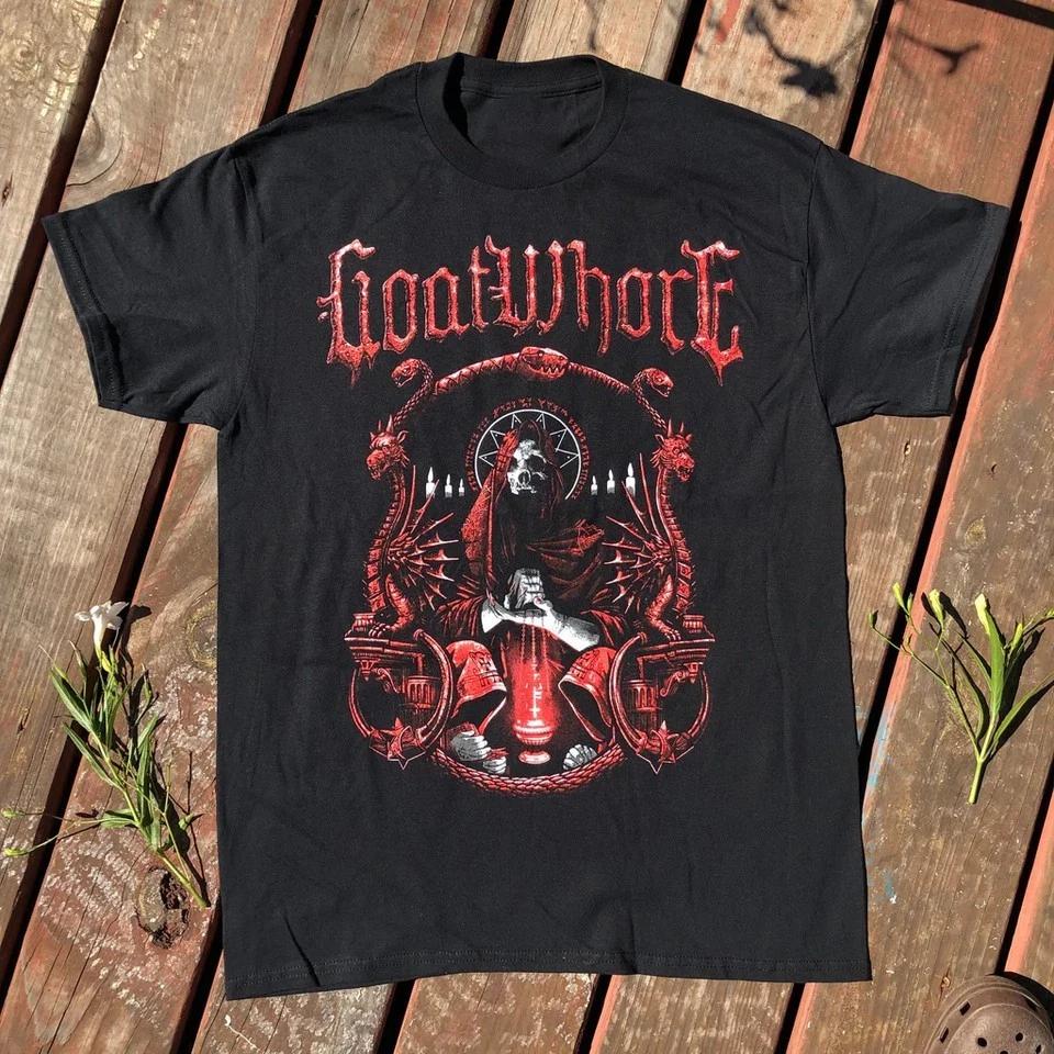 Goatwhore Band Cotton Gift For Fan Black Unisex T-shirt S-5XL N3686 M
