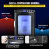 VEVOR Black Reptile Incubator 25L Scientific Lab Incubator Digital Incubator Cooling and Heating 5-42 Degrees C Reptile Egg Incubator 12V/110V Work