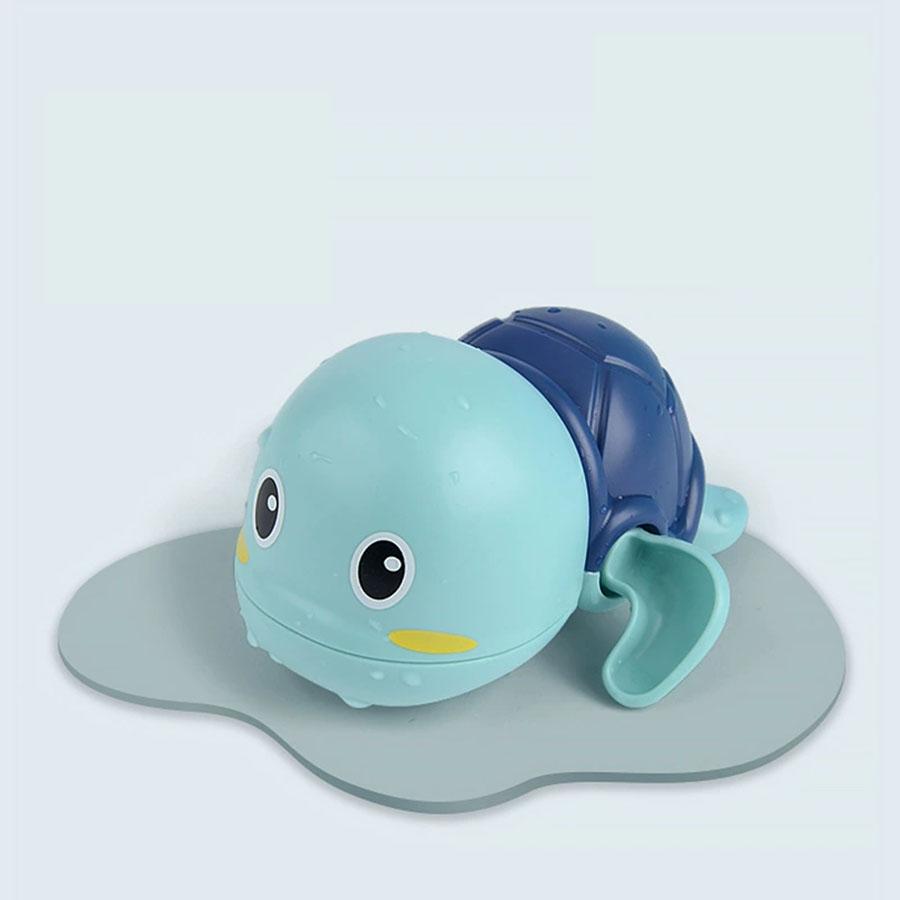 Baby Bath Toys Water Chain Clockwork Bathing Cute Swimming Turtle Toy Toddler Pool Beach Classic Toy For Kids Water Playing