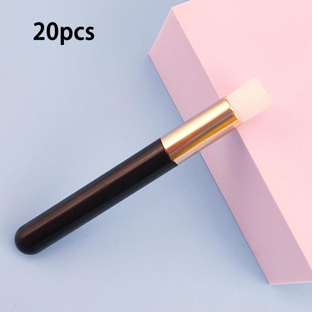 10/20/50pcs Eyelash Makeup Brush Cleaning Brush Lash Shampoo Brush for Eyelash Extensions Peel Off Nose Pore Blackhead Remover M