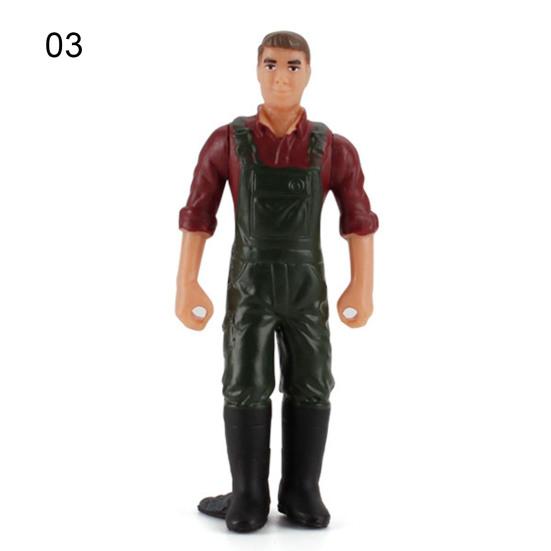 

Имитация Модель Фермера Миниатюрная Фигурка для Ролевых Игр Развивающие Игрушки 03