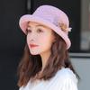 Breathable Straw Bucket Hats Dome Woven Basket Hat New Sunshade Cap  for Women