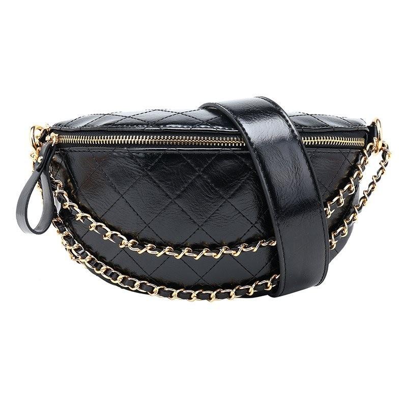 Lightweight Casual Crossbody Chest Bag For Women With Chic Chain Strap Versatile Fashionable Design