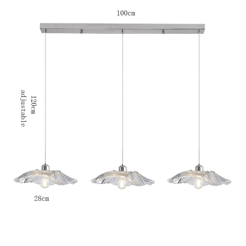 Dining Room Kitchen Nordic Glass Pendant Lamps Hanging Chandelier Ceiling Living Room Bedroom Indoor Decorative lights Fixture