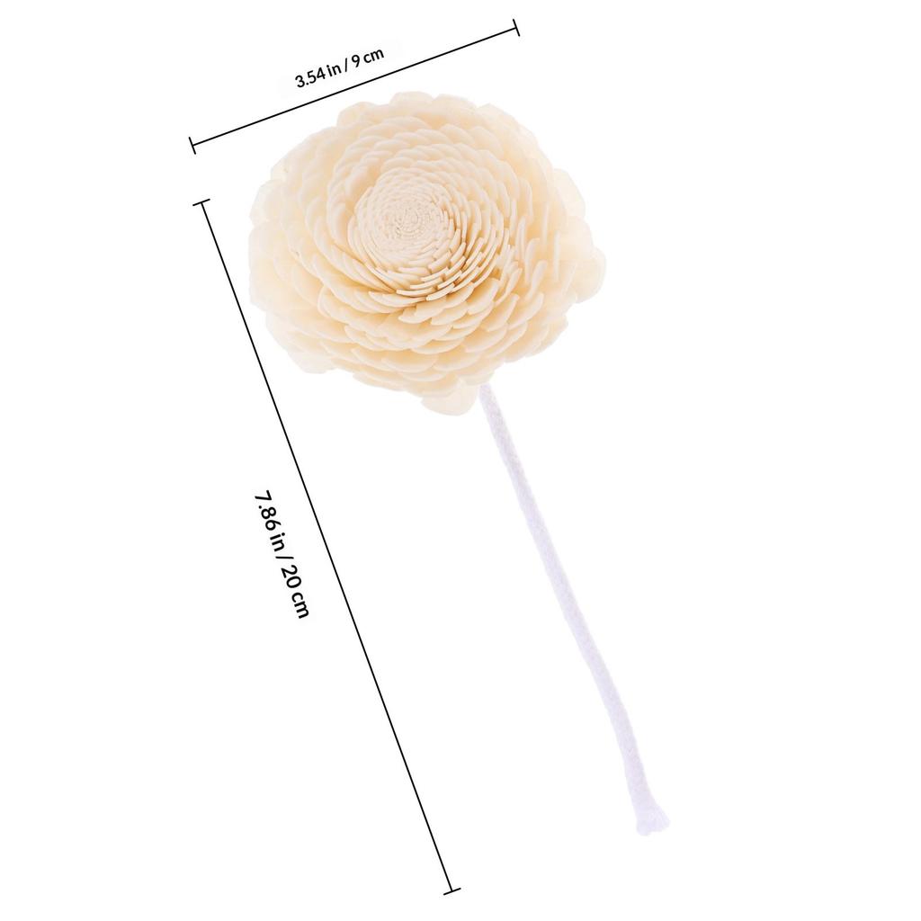 4Pcs Elegant Flower Diffuser for Essential Oils Aromatherapy Home Office Bedroom Dormitory Conference Room Decor Small Air
