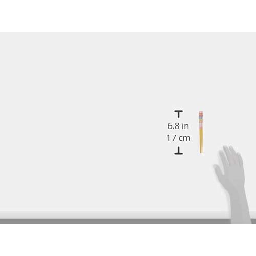 Komori Resin Healing Good PreCure Bamboo Safety Chopsticks, 16.5cm, Pink