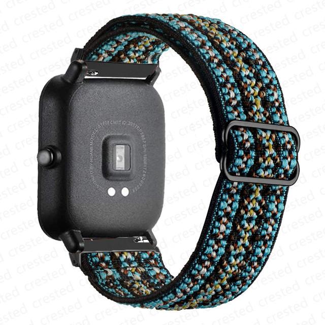 Nylon Band For Amazfit GTS 4/2/2e/3/GTS2 Mini/GTR/4/3/Pro/GTR2/stratos Bracelet Correa Amazfit Bip 6 5 3 20mm/22mm Watch Straps