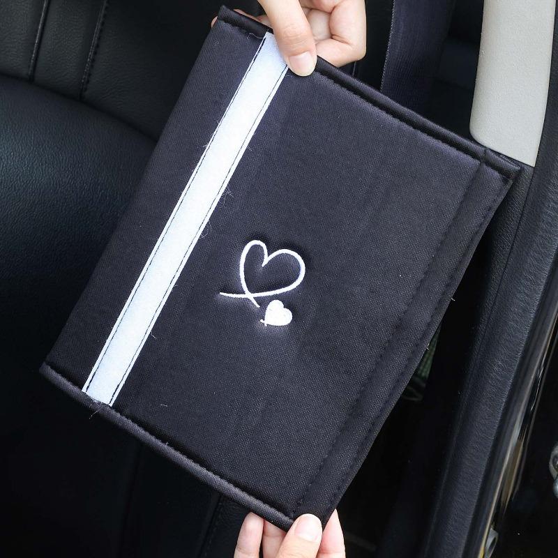 Cute Heart Seat Belt Cover Shoulder Pad for Women Girl Comfortable Shoulder Protector Universal Car Accessories with Embroidery