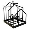 Plate Storage Rack, Durable Iron Dish Display Stand, Anti-Slip Certificates Cookbooks Organizer, for Plates Cutting Boards Tiles Plaques Trays
