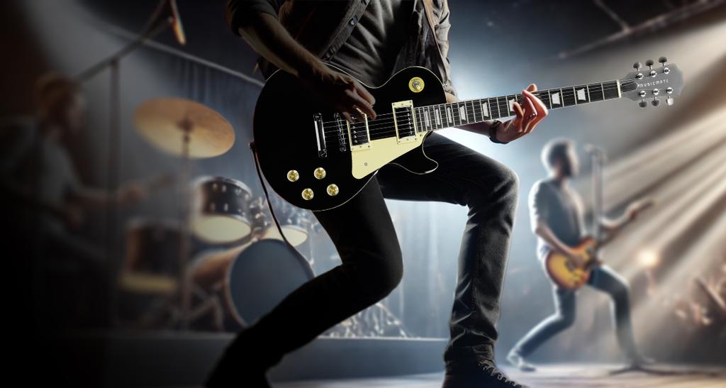 MusicMate MM-G220-B ToneLegend Electric Guitar